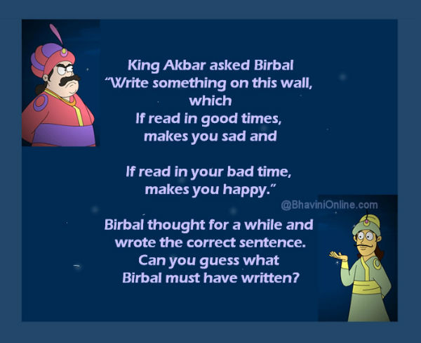 whatsapp Akbar Birbal riddles Archives 