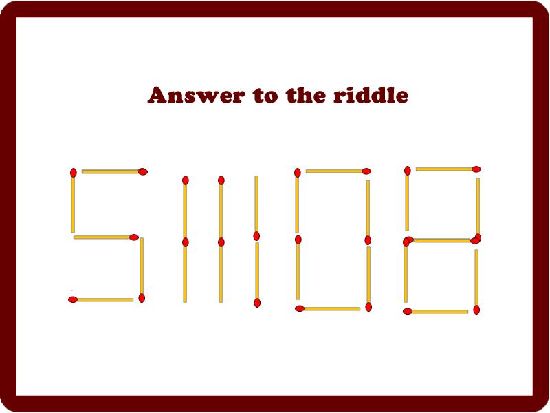 Find Out The Highest Possible Number By Moving Only 2 Match Sticks ...