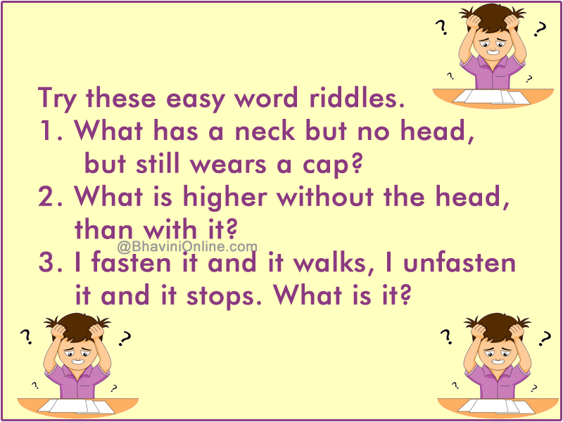 Riddles For Kids Easy 5
