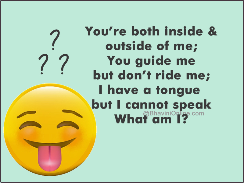 Word Riddle Games You're Both In And Outside Of Me